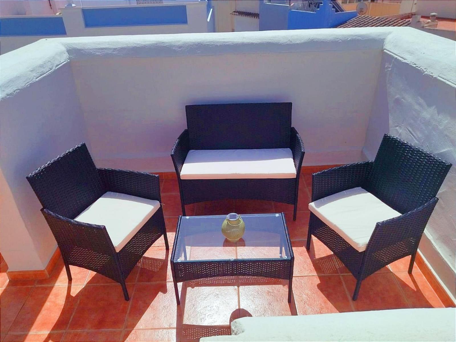 Casa Playa, Terraza Y Garaje Lägenhet Nerja Exteriör bild